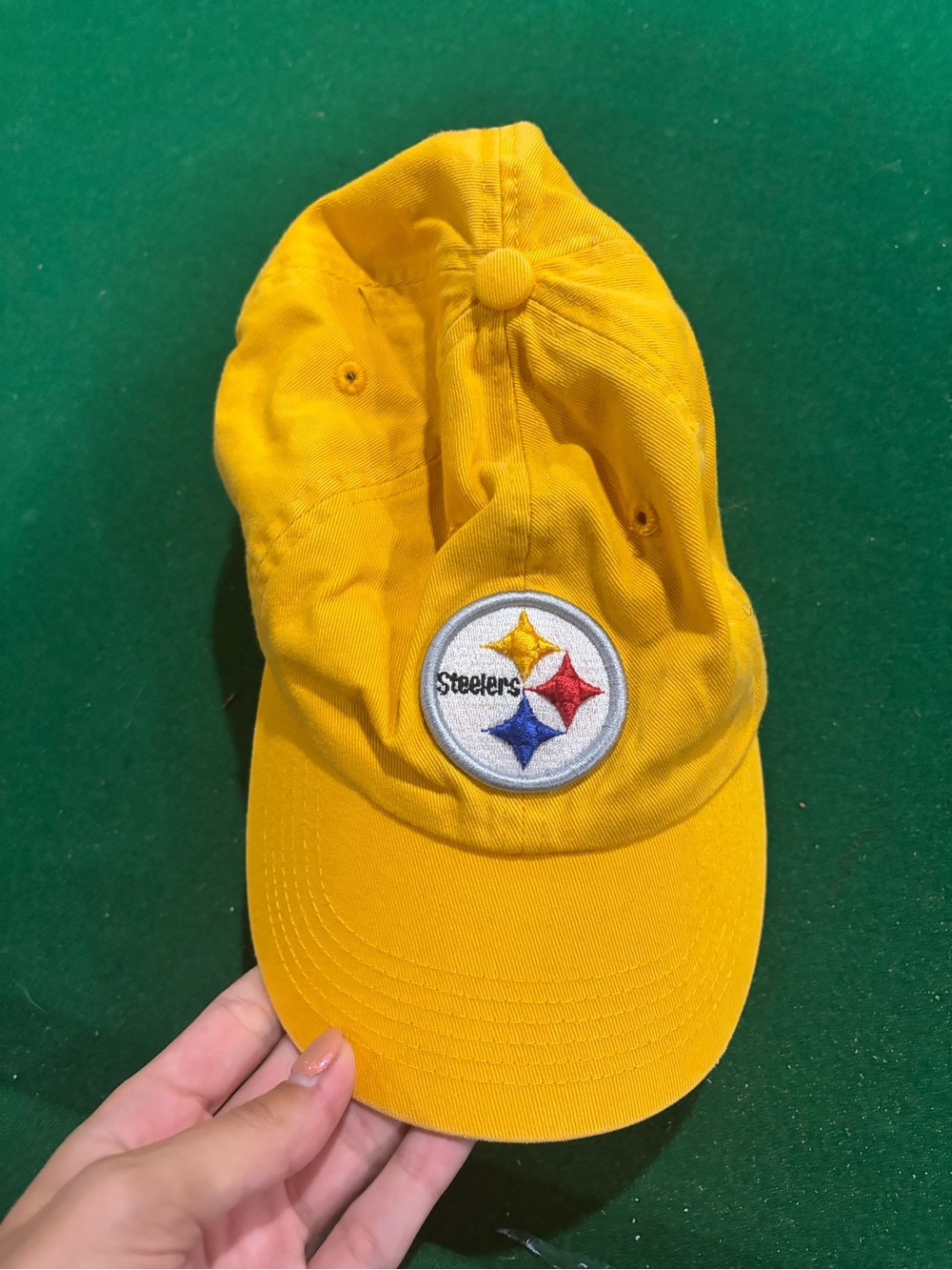 Pittsburgh Steelers Yellow Logo Baseball Cap